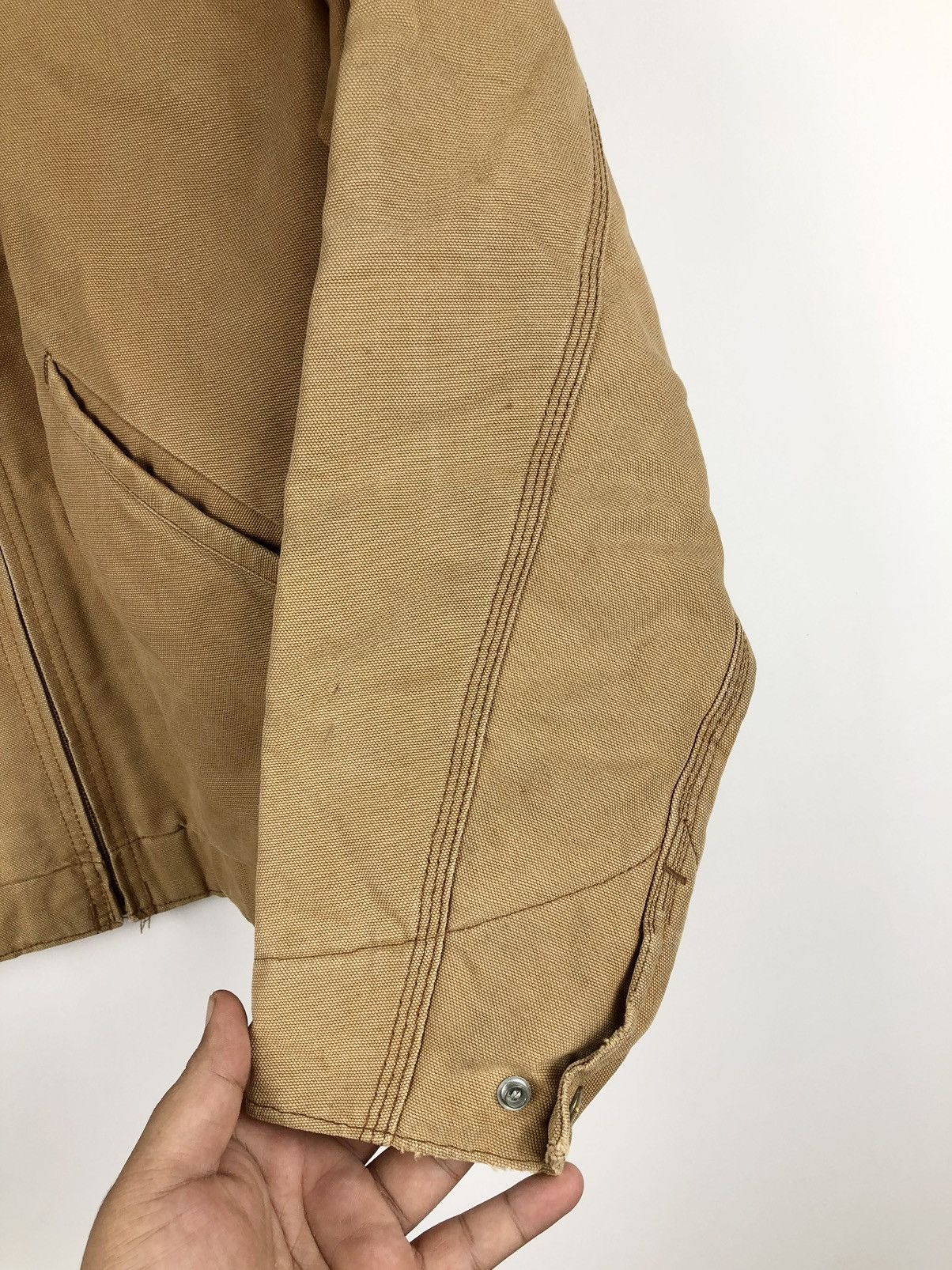 Carhartt × Vintage TRUE VTG 80s Carhartt Duck Canvas Detroit Work Jacket Size US L / EU 52-54 / 3 - 8 Thumbnail