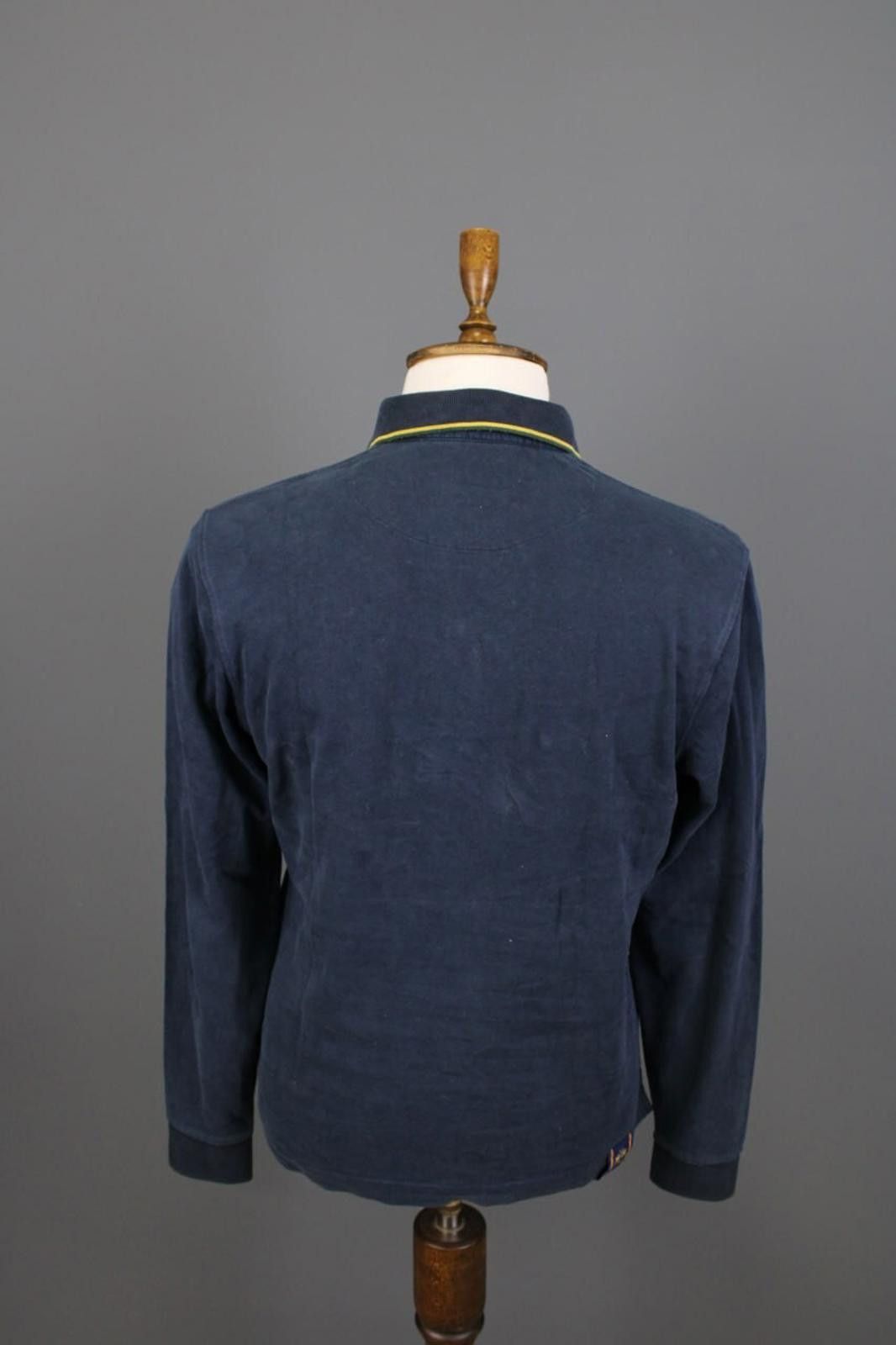 La Martina La Martina Buenos Aires Blue Varsity Polo Shirt Size M Size US M / EU 48-50 / 2 - 9 Thumbnail