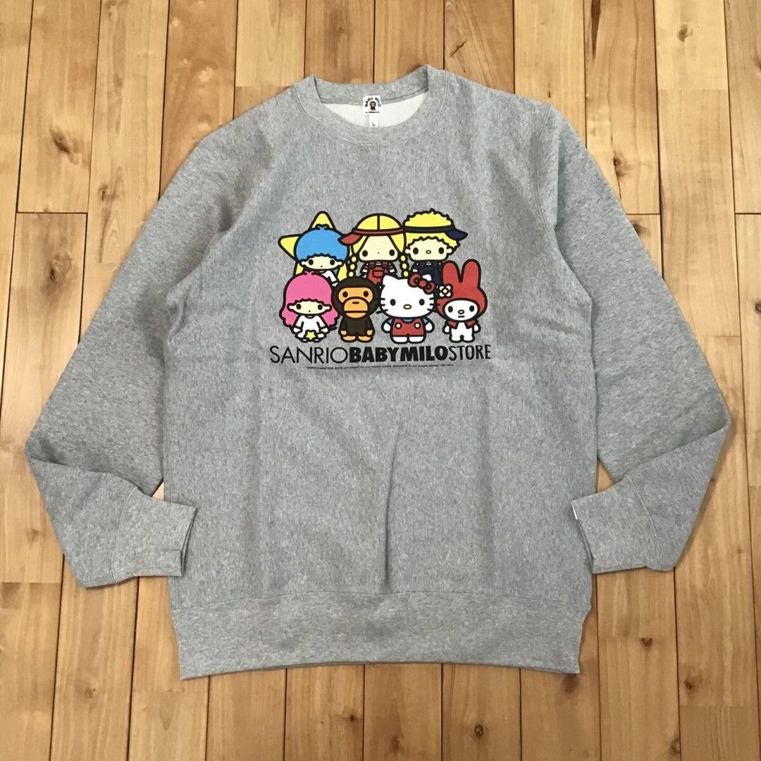 Bape 2010 BAPE × SANRIO KITTY MILO sweat shirt a bathing ape NIGO Size US L / EU 52-54 / 3 - 1 Thumbnail