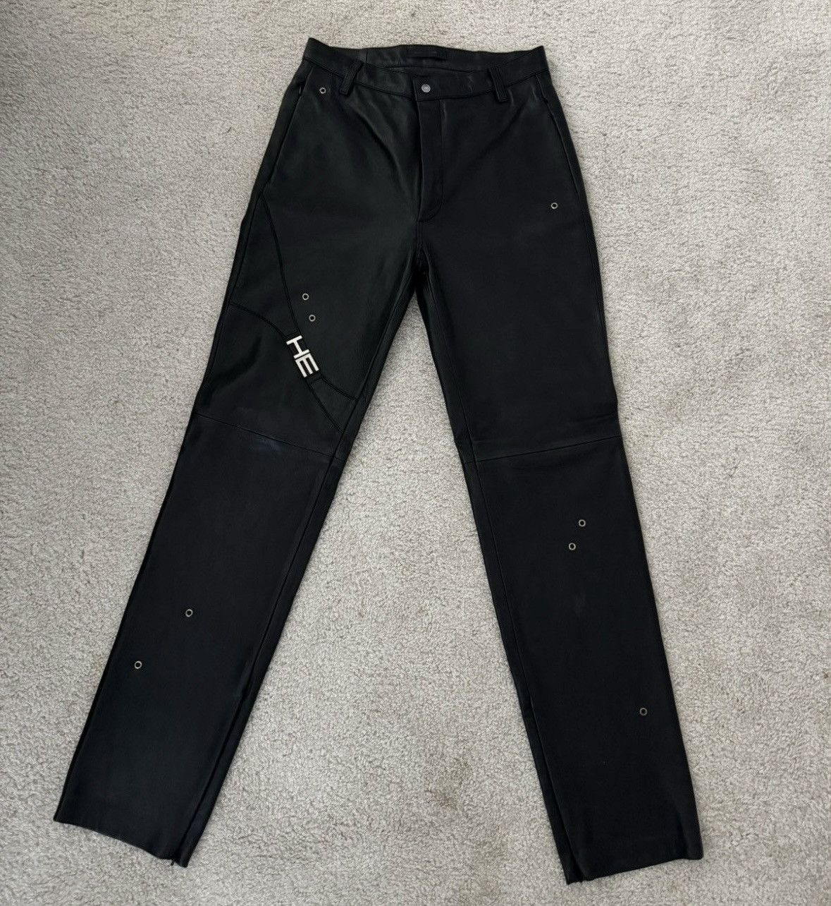 Heliot Emil Heliot Emil Secluse leather pants Size US 30 / EU 46 - 1 Thumbnail