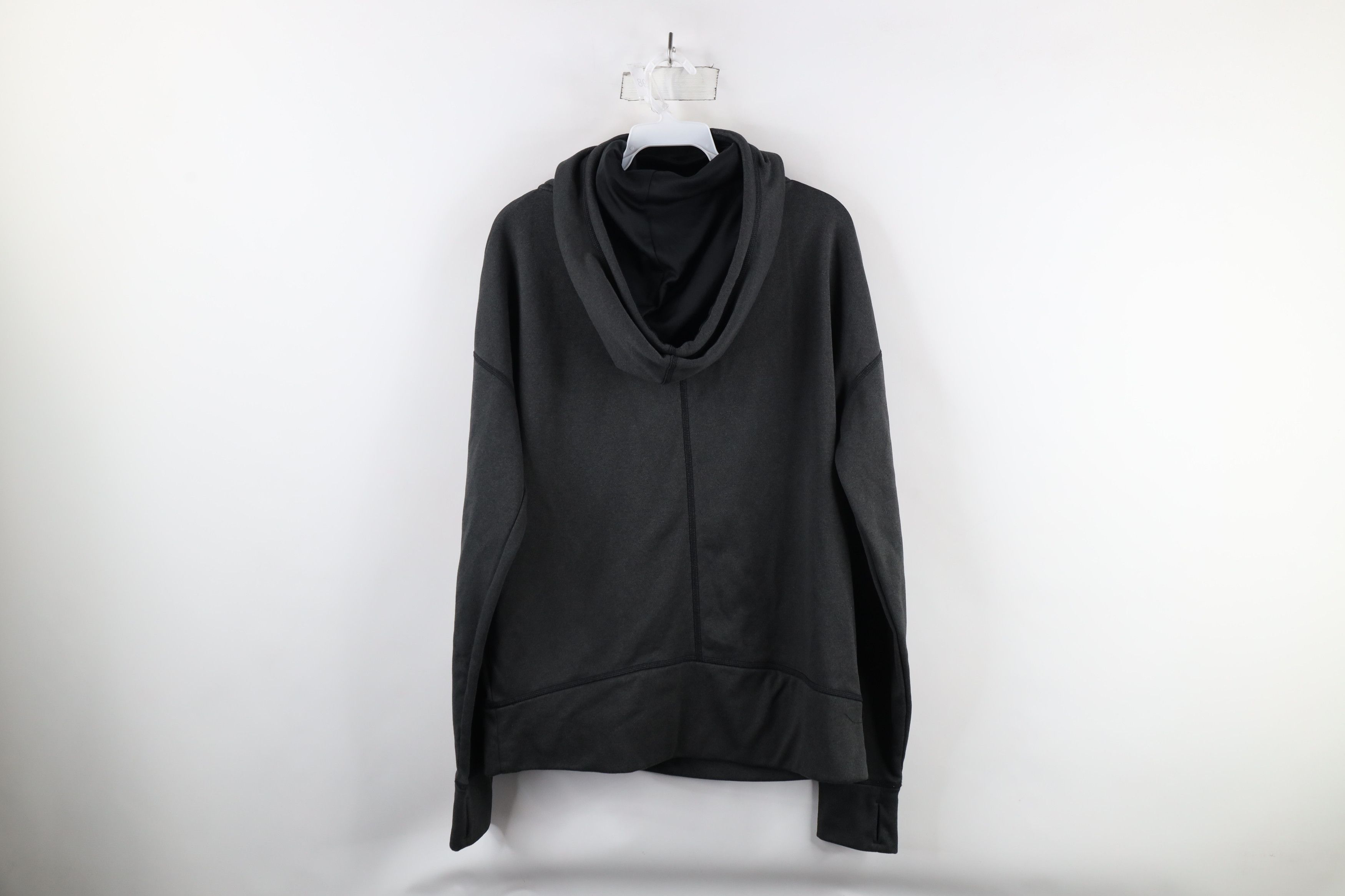 The North Face × Vintage The North Face Funnel Neck Hoodie Sweatshirt Dark Gray Size L / US 10 / IT 46 - 9 Thumbnail