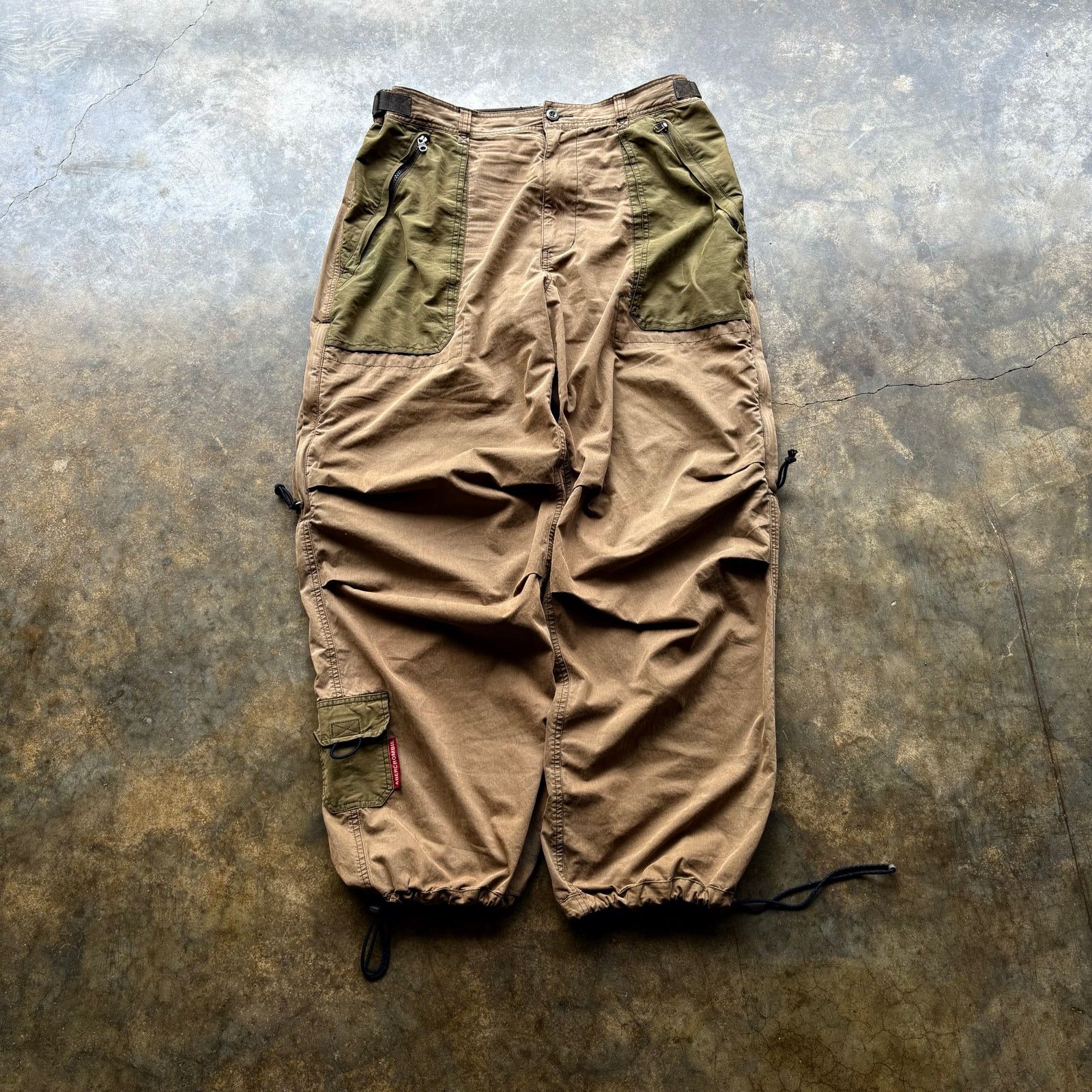 Abercrombie & Fitch × Vintage Very Rare Abercrombie Parachute Vintage Cargo Pants Size US 34 / EU 50 - 4 Thumbnail