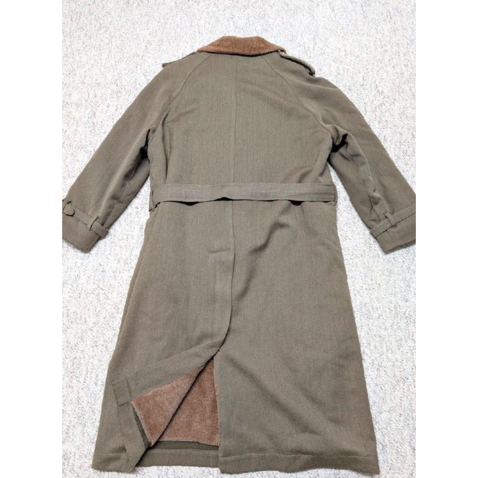 Roots VINTAGE ENGLAND made ALPACA PILE double breasted overcoat Size US XXL / EU 58 / 5 - 2 Thumbnail