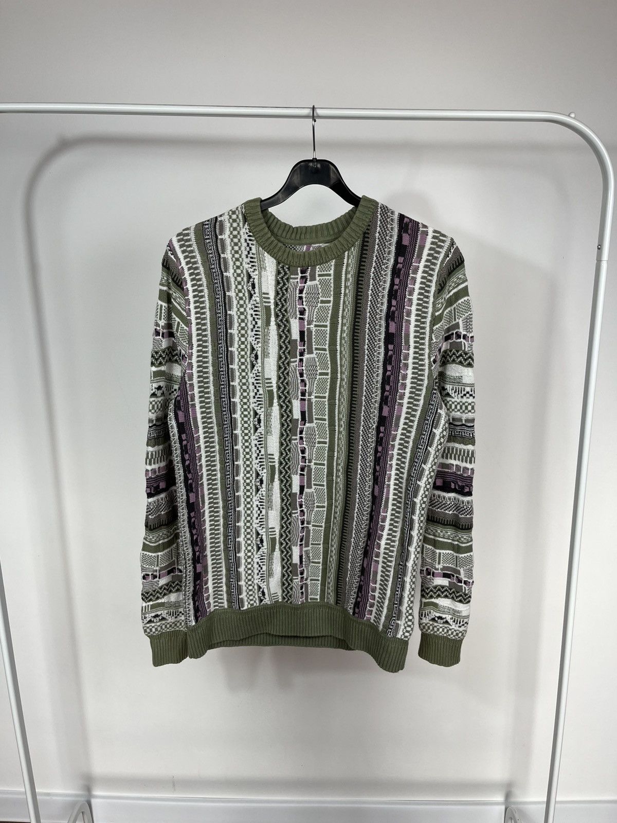 Other Vintage 3D Knit Pattern Sweater Textured Jumper Size L Size US L / EU 52-54 / 3 - 1 Thumbnail