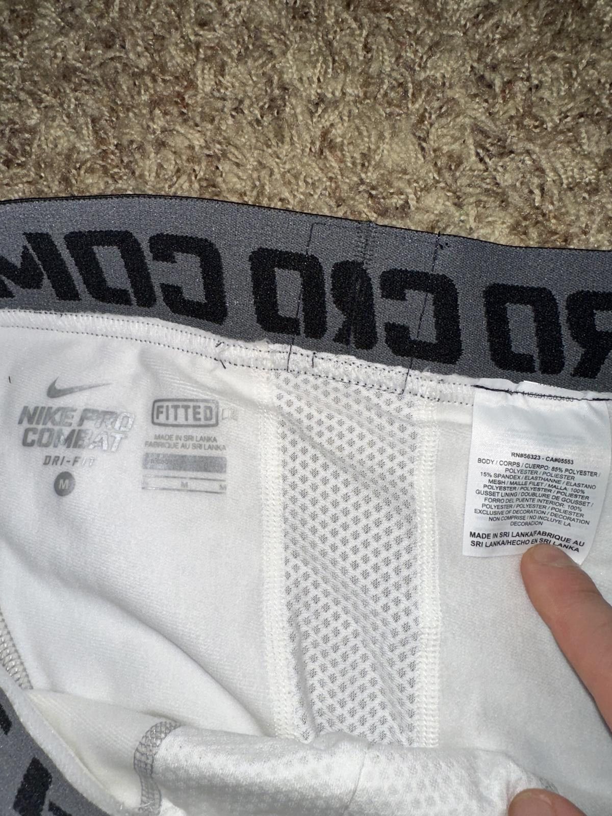 Nike Nike Pro Combat Training Pant Hyperwarm Drifit Legging Tights Size US 32 / EU 48 - 2 Thumbnail