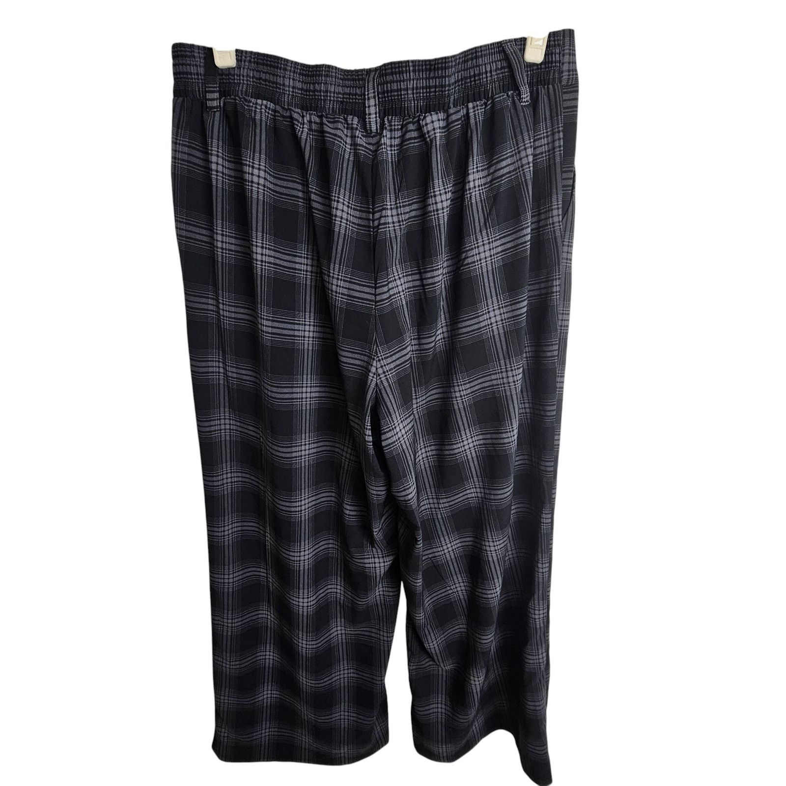 Corridor Torrid Plaid Challis Trouser Pants 14 Dark Academia Wide Leg Size 36" / US 14 / IT 50 - 7 Thumbnail