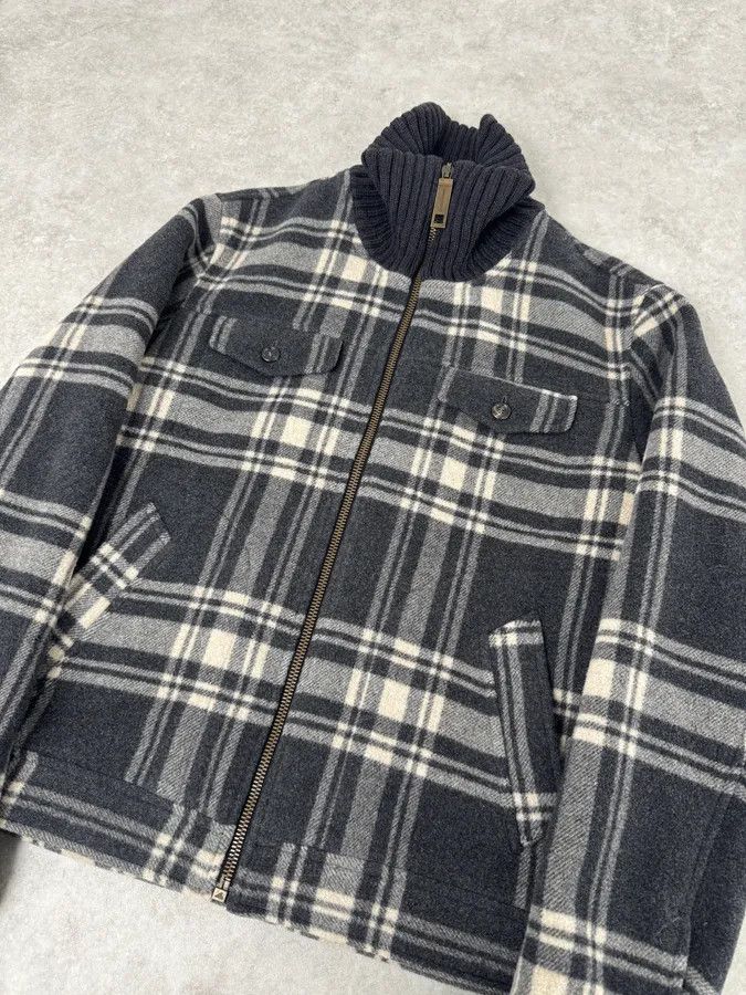 Dolce & Gabbana 2000s Dolce & Gabbana Grey Checkered Wool Jacket Size US M / EU 48-50 / 2 - 4 Thumbnail