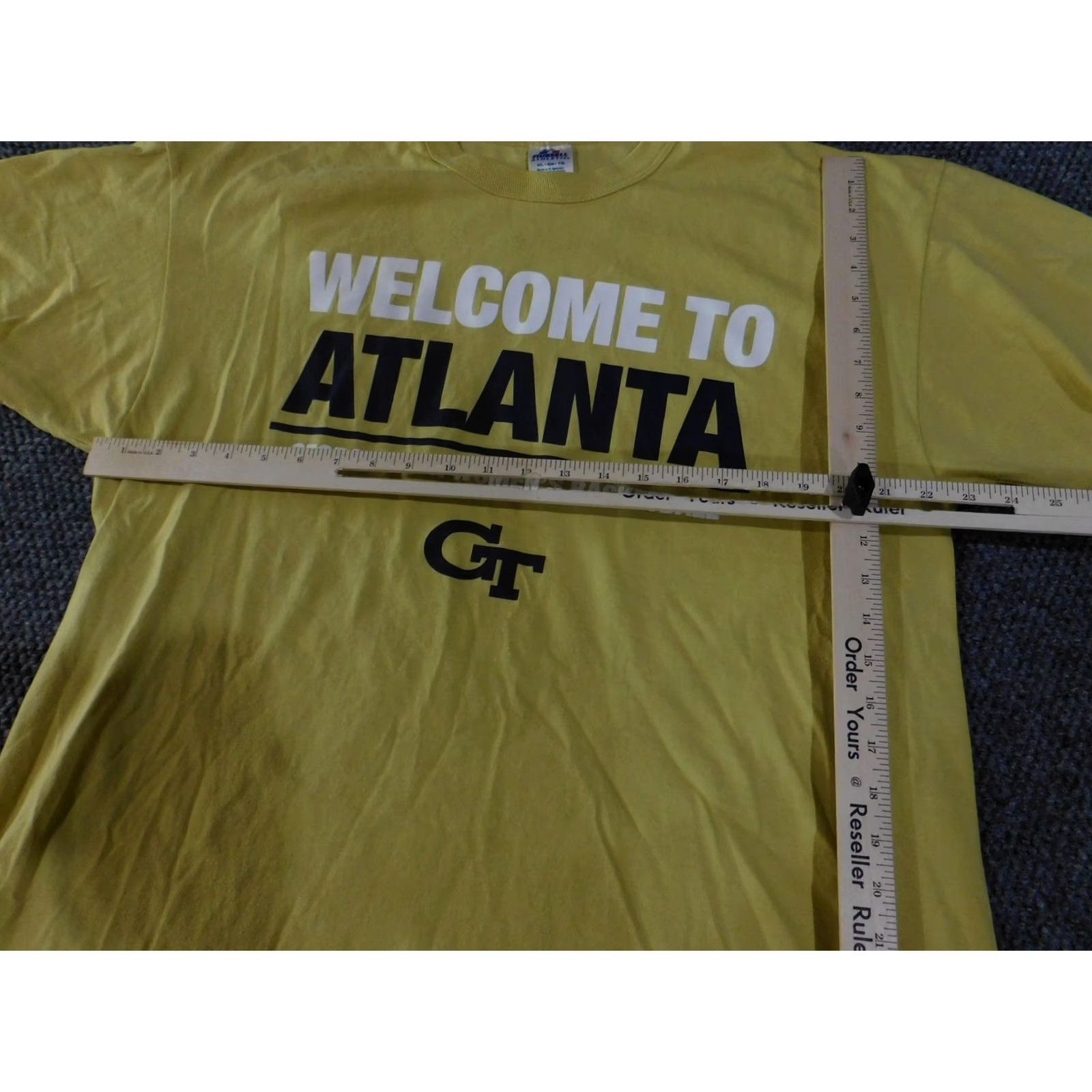 Russell Athletic Georgia Tech Yellow Jackets Shirt Mens XL Welcome To Atlanta Basketball NCAA GT Size US XL / EU 56 / 4 - 5 Thumbnail