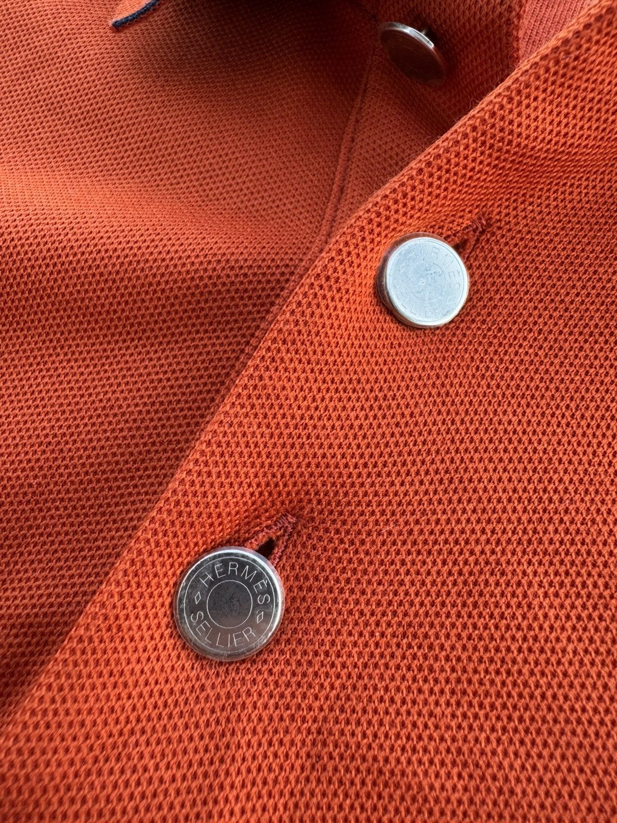 Designer × Hermes Rare Hermes Sellier Polo T-Shirt archive rare Size US L / EU 52-54 / 3 - 5 Thumbnail