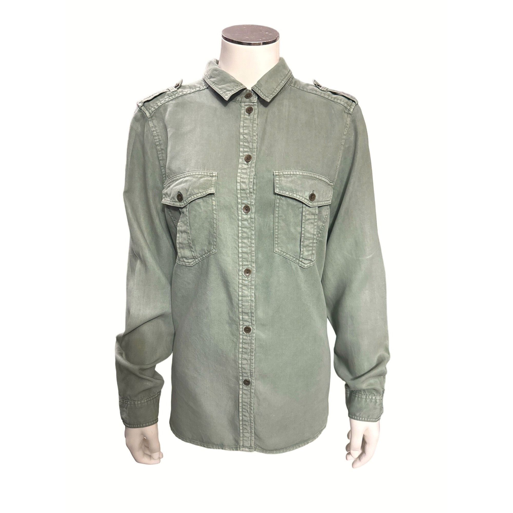 American Eagle Outfitters American Eagle Outfitters Boyfriend Fit Button Up Shirt Medi Size M / US 6-8 / IT 42-44 - 1 Thumbnail