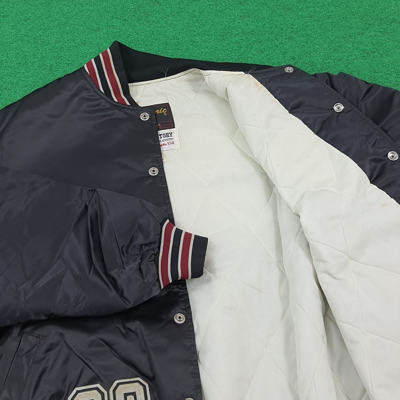 Hysteric Glamour Vintage Hysteric Glamour Hysteric Heavy Satin Bomber C303N3 Size US L / EU 52-54 / 3 - 7 Thumbnail