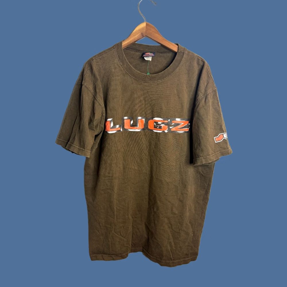 Lugz VINTAGE Lugz T-Shirt Mens XL Brown Hip Hop Logo 90s 5070 Jeans Style Patch Classic Cotton Crew Neck Short Sleeve Size US 36 / EU 52 - 1 Thumbnail