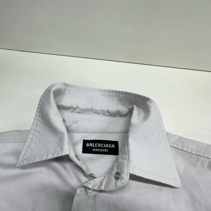 Balenciaga Balenciaga Balenciaga Casual Gray Long Sleeve Shirt -2507 Size US M / EU 48-50 / 2 - 6 Thumbnail