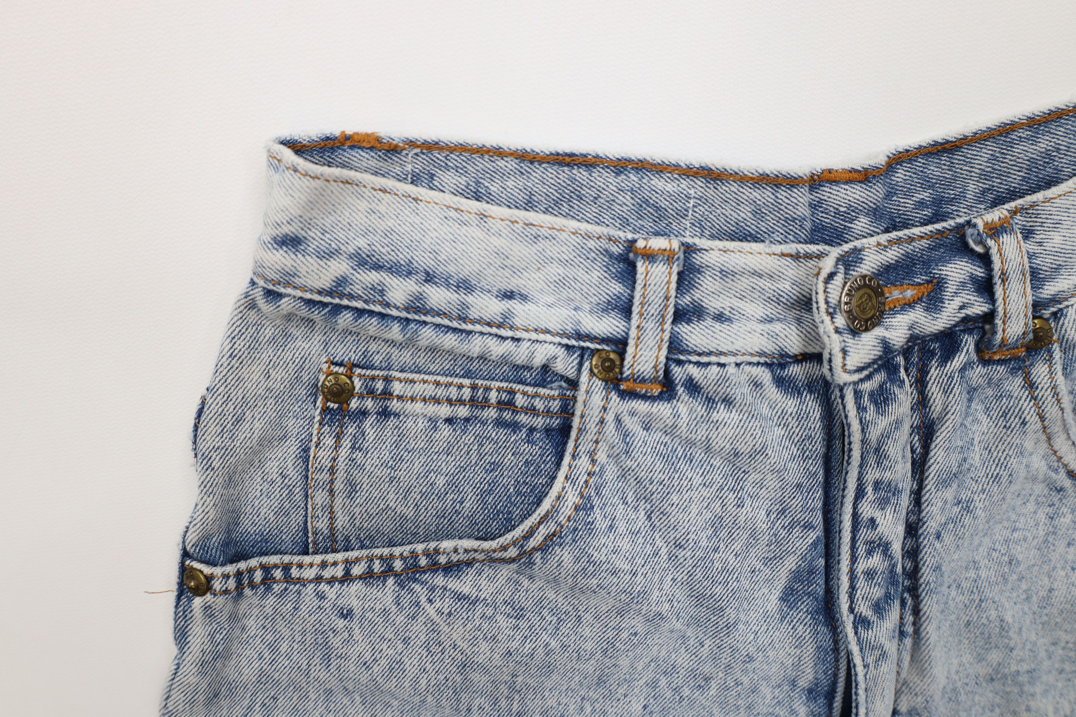 Vintage Vintage 90s Streetwear Acid Wash Straight Leg Denim Jeans Size 26" / US 2 / IT 38 - 8 Thumbnail