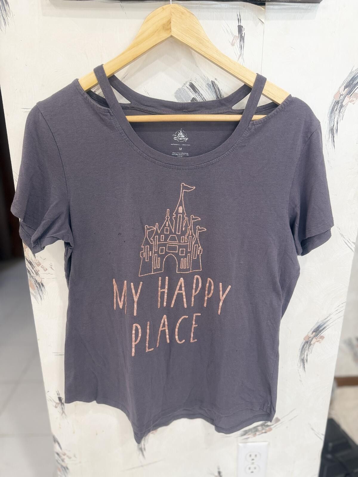 Other Disney Park Shirt for Women - Castle "My Happy Place" Size M / US 6-8 / IT 42-44 - 1 Thumbnail