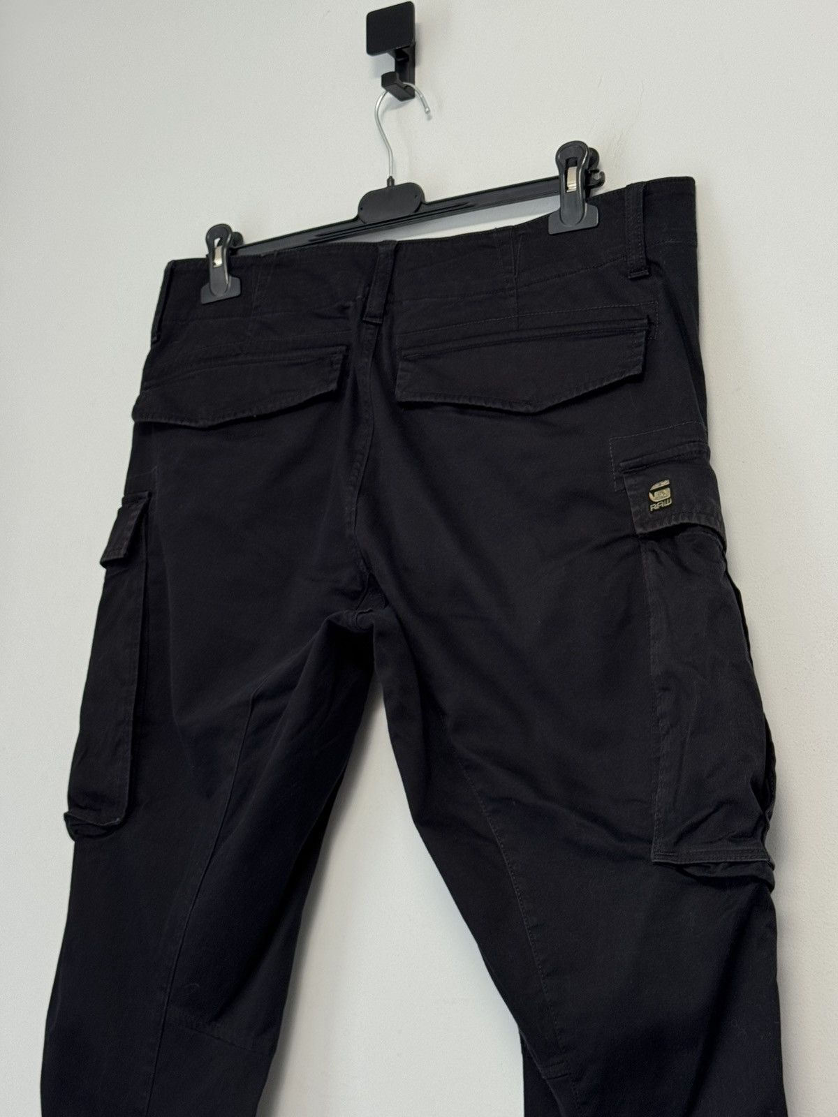 G-Star G-STAR RAW Black ROVIC SLIM Multipocket Cargo Pants Size W35 Size US 35 - 17 Thumbnail