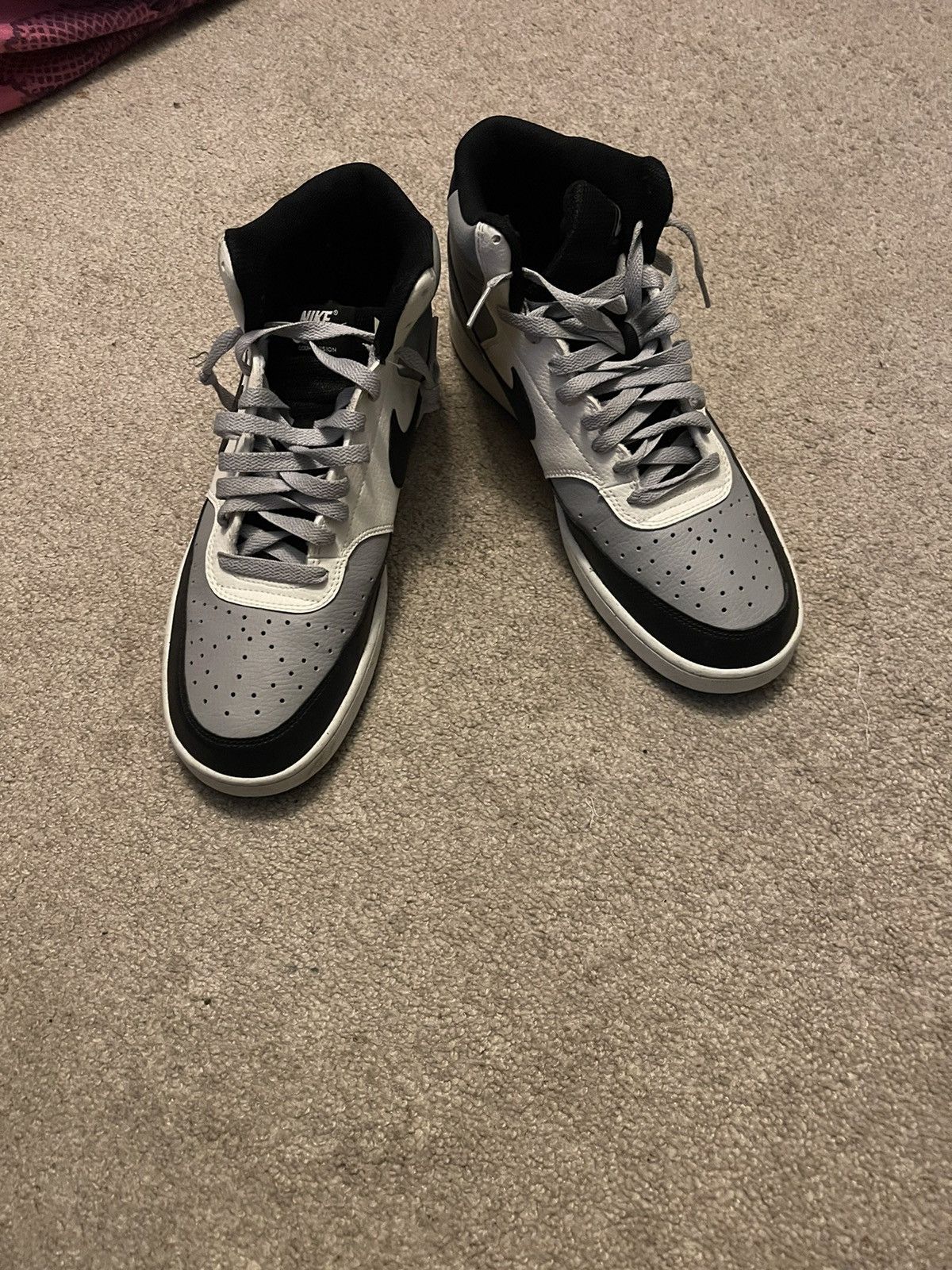 Nike Nike COURT VISION MID Mens Smoke Grey Black Size US 11.5 / EU 44-45 - 1 Thumbnail