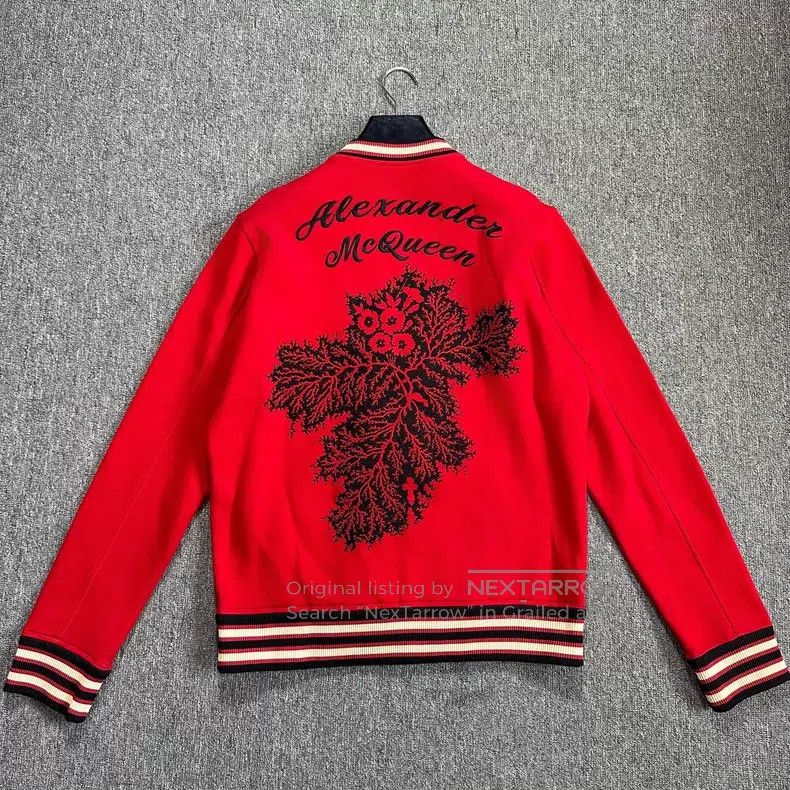 Alexander McQueen Alexander Mcqueen Red skull on the chest, letter print on Size US XL / EU 56 / 4 - 4 Thumbnail