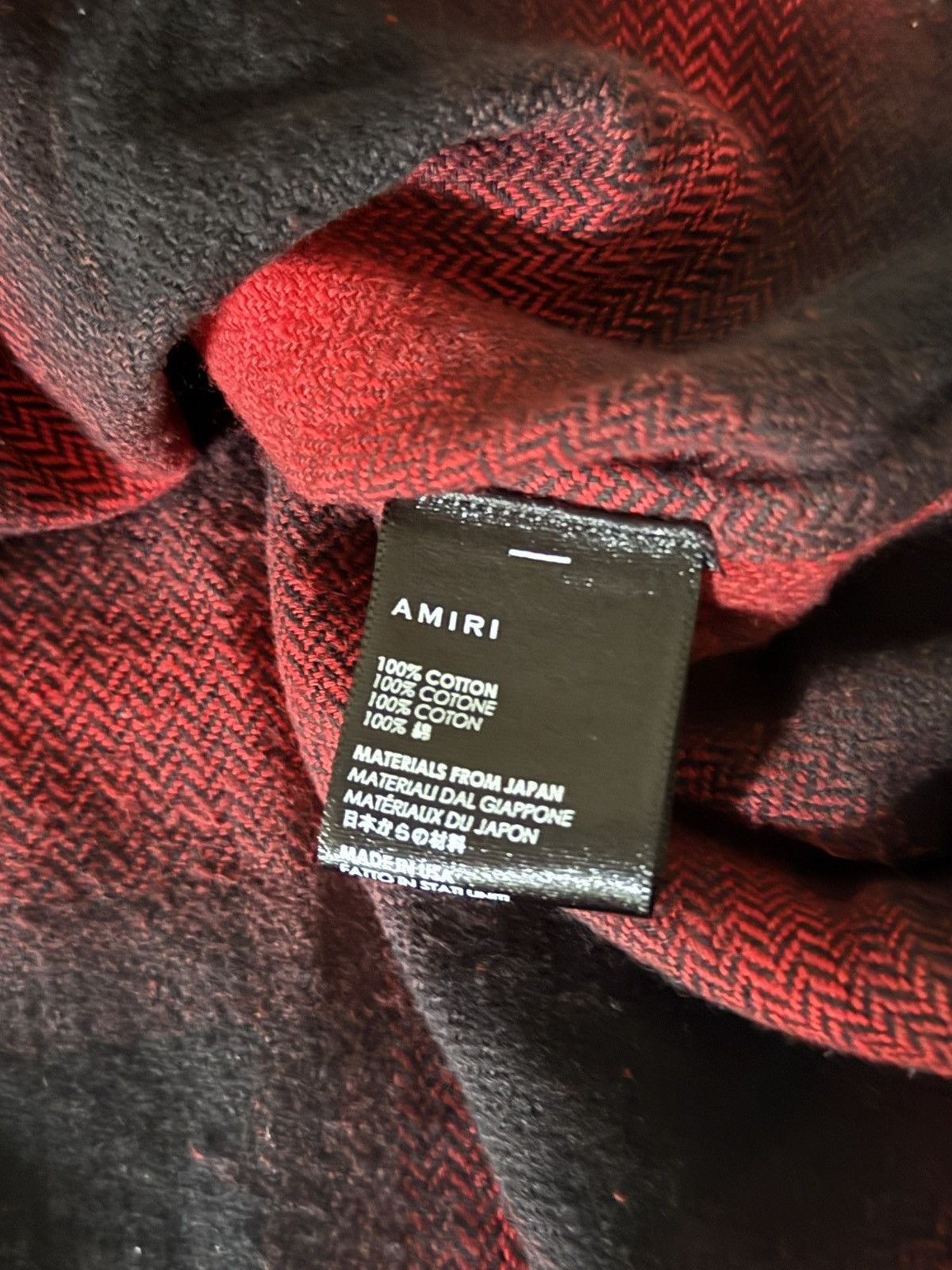 Amiri AMIRI Plaid Flannel Brand new Large Size US L / EU 52-54 / 3 - 6 Thumbnail