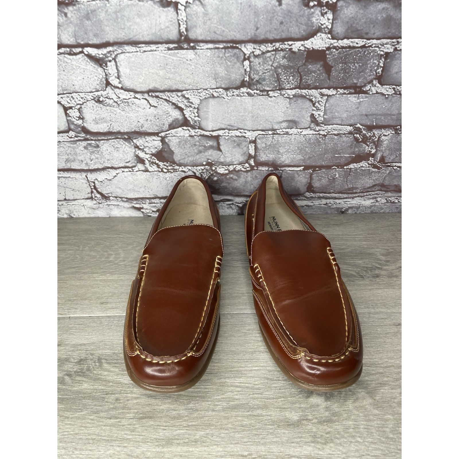 Nunn Bush Nunn Bush Dual Comfort Brown Faux Leather Driving Loafers Sh Size US 10 / EU 43 - 5 Thumbnail