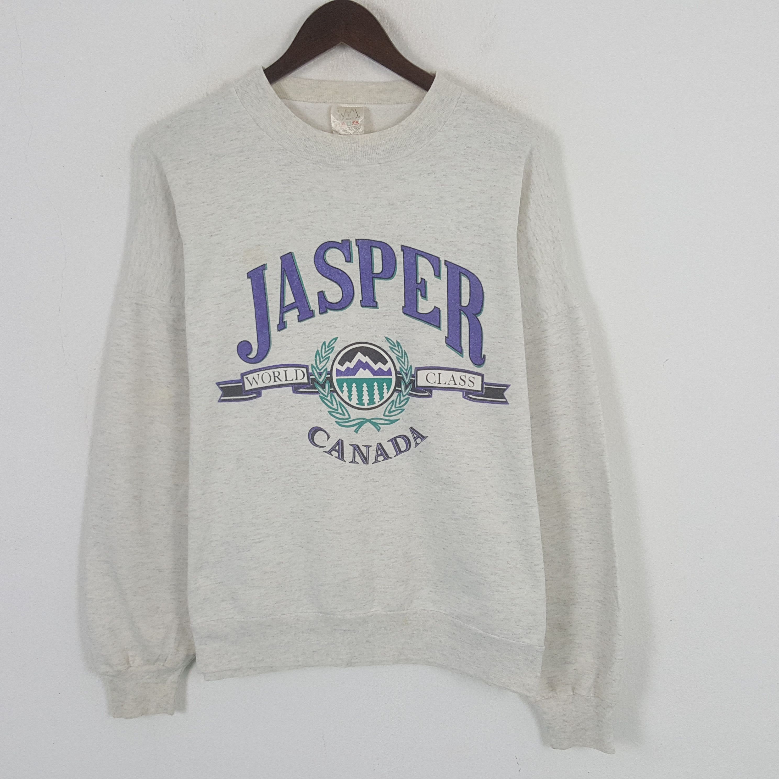 Vintage Vintage Jasper Canada Sweatshirt Size US XL / EU 56 / 4 - 1 Thumbnail