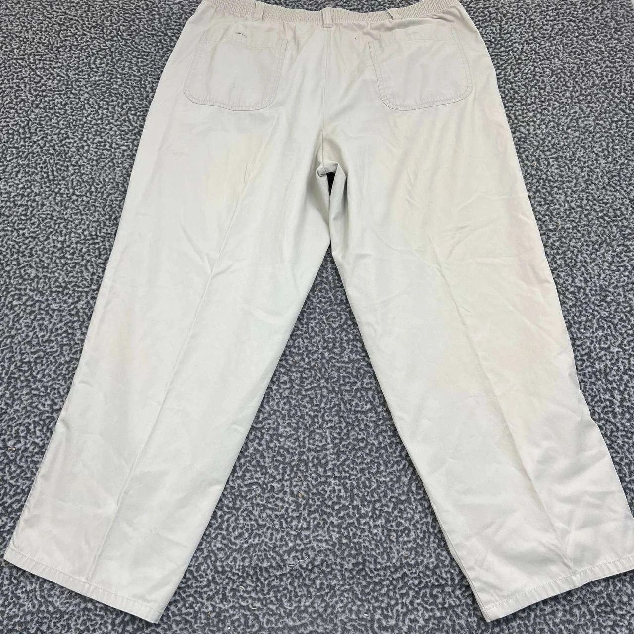 Basic Editions Basic Editions Pants Men 40x30 Chino Straight Leg Pleated Size US 40 / EU 56 - 2 Thumbnail