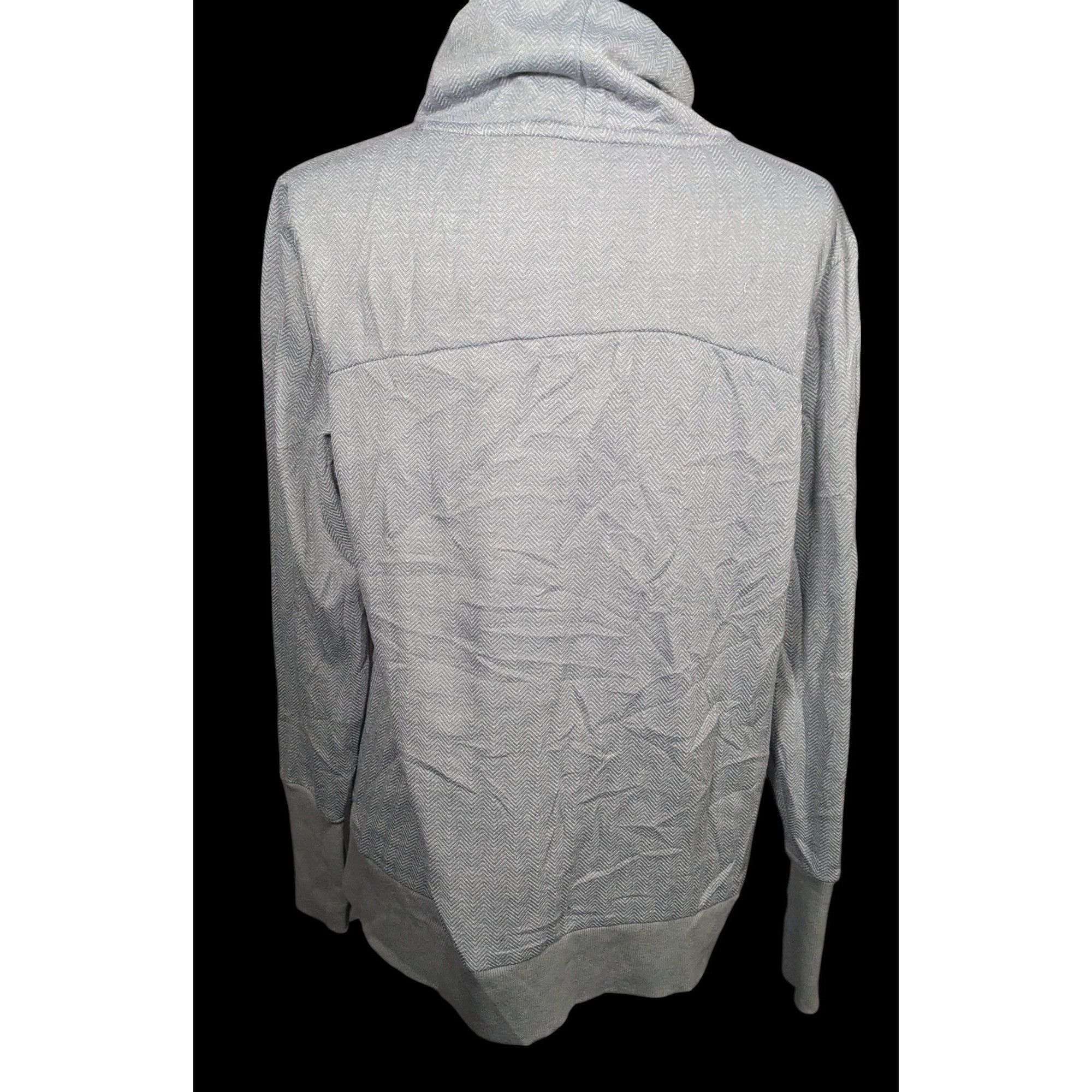Avia Avia Athleisure Grey Cowl Neck Long Sleeve Top Size S / US 4 / IT 40 - 2 Thumbnail
