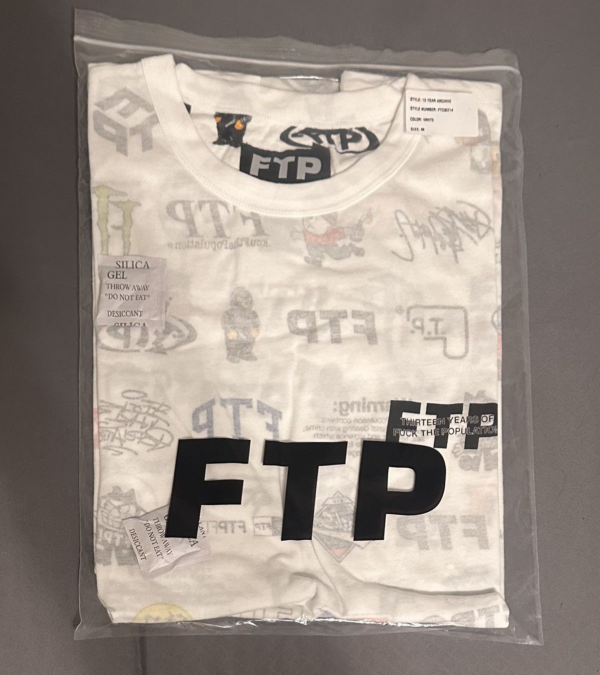 Fuck The Population FTP 13 Year Anniversary Tee Size US M / EU 48-50 / 2 - 1 Thumbnail