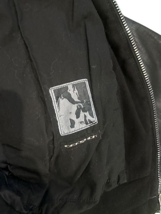 Rick Owens × Rick Owens Drkshdw Rick Owens Waxed Hooded Denim Jacket Size US M / EU 48-50 / 2 - 4 Thumbnail