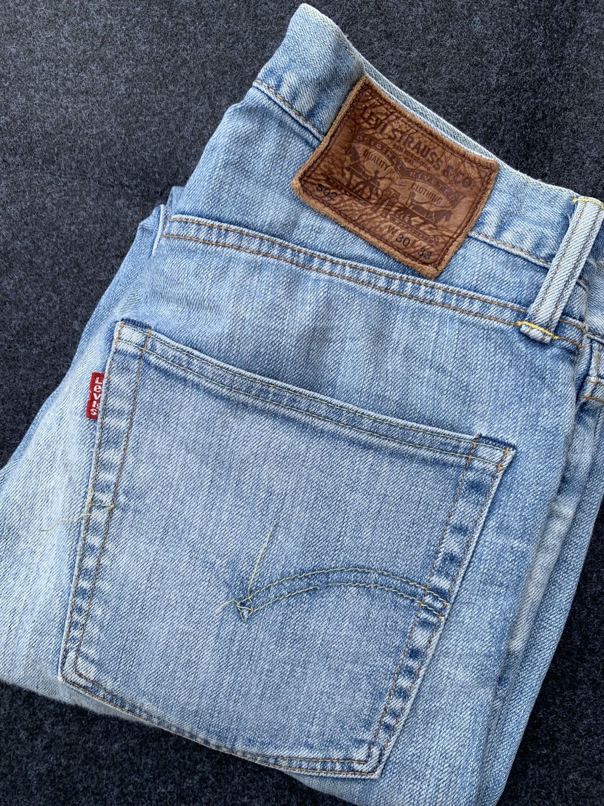 Levi's Vintage Clothing LEVI'S 502 SELVEDGE.MADE IN JAPAN 🇯🇵🇯🇵. Size US 30 / EU 46 - 12 Thumbnail
