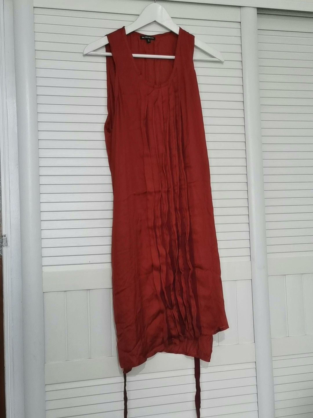 Ann Demeulemeester ann demeulemeester silk dress for women Size US 36 / EU 52 - 1 Thumbnail