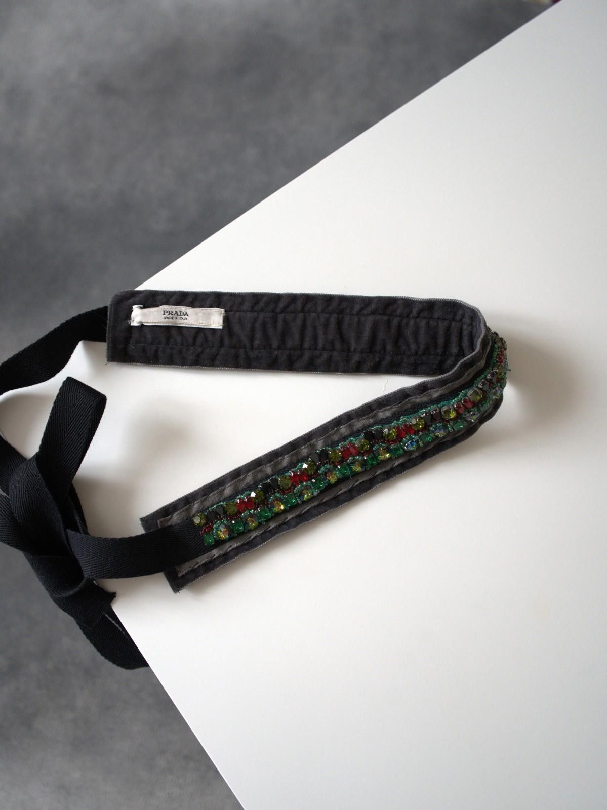 Prada F/W 2004 Prada RUNWAY Beaded Belt / Crystal Embellished Size ONE SIZE - 3 Thumbnail