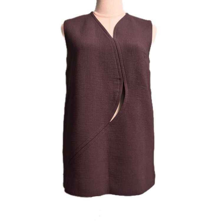 Dior Christian Dior Chocolate Virgin Wool Silk Vest Size 38 Size S / US 4 / IT 40 - 1 Thumbnail