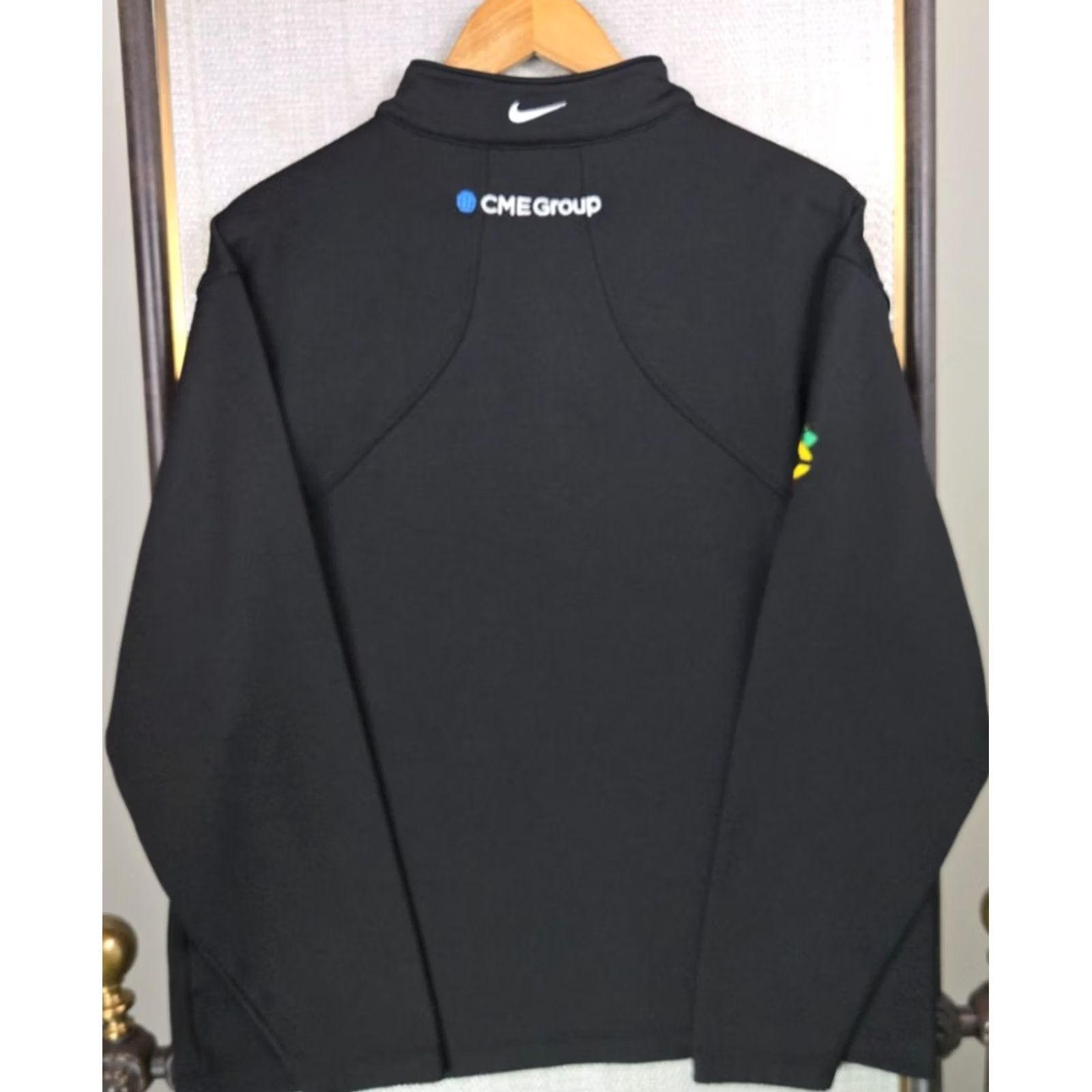 Nike NIKE GOLF x BLACKHAWKS Mens Large Thick Cotton/Poly Sweatshirt Pullover 1/4 Zip Size US L / EU 52-54 / 3 - 6 Thumbnail