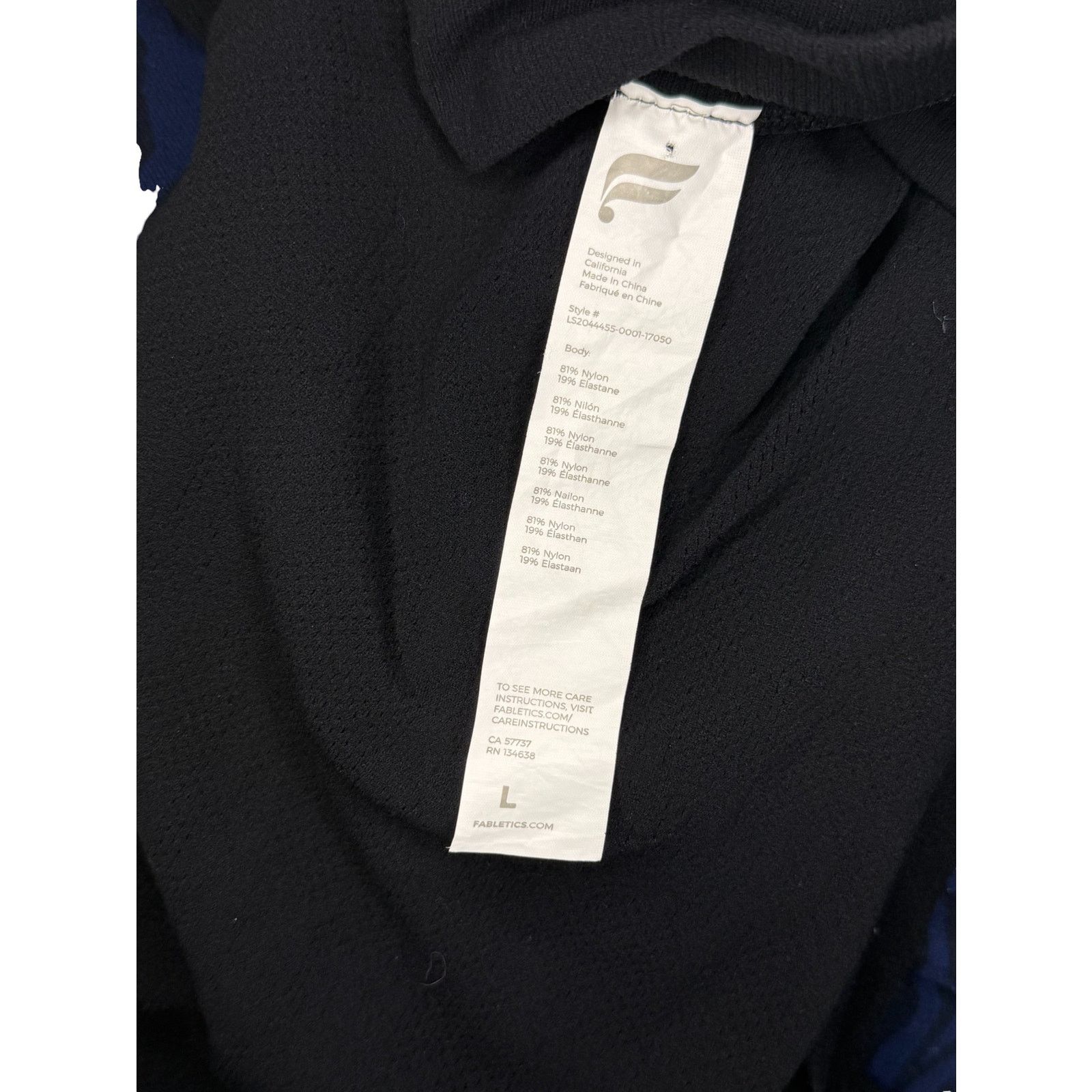 Fabletics Fabletics Women's Black Active Turtleneck Size Large Size L / US 10 / IT 46 - 3 Thumbnail