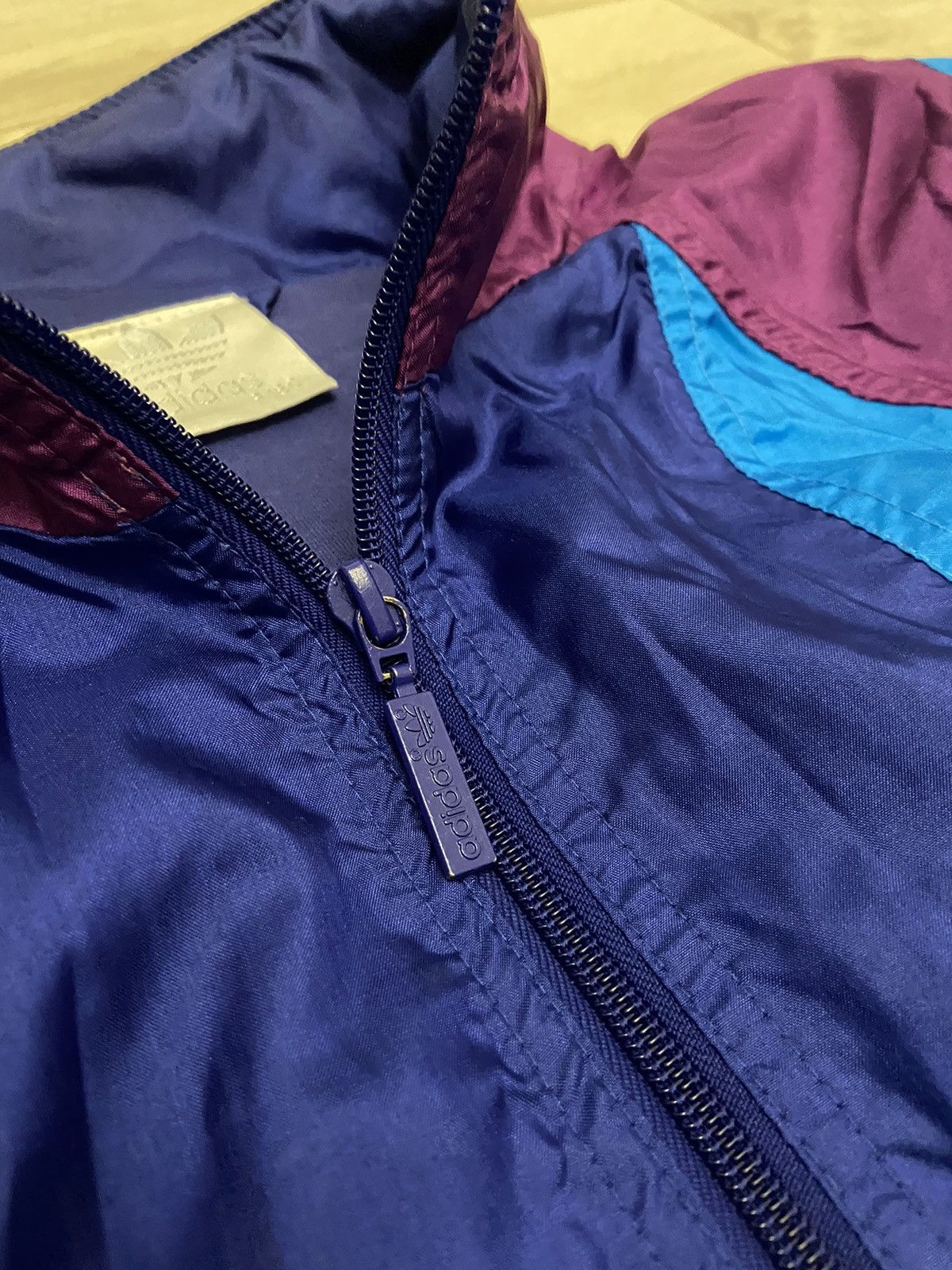 Adidas × Vintage Adidas Vintage Mens Nylon Track Suit Jacket + Pants Size US M / EU 48-50 / 2 - 9 Thumbnail