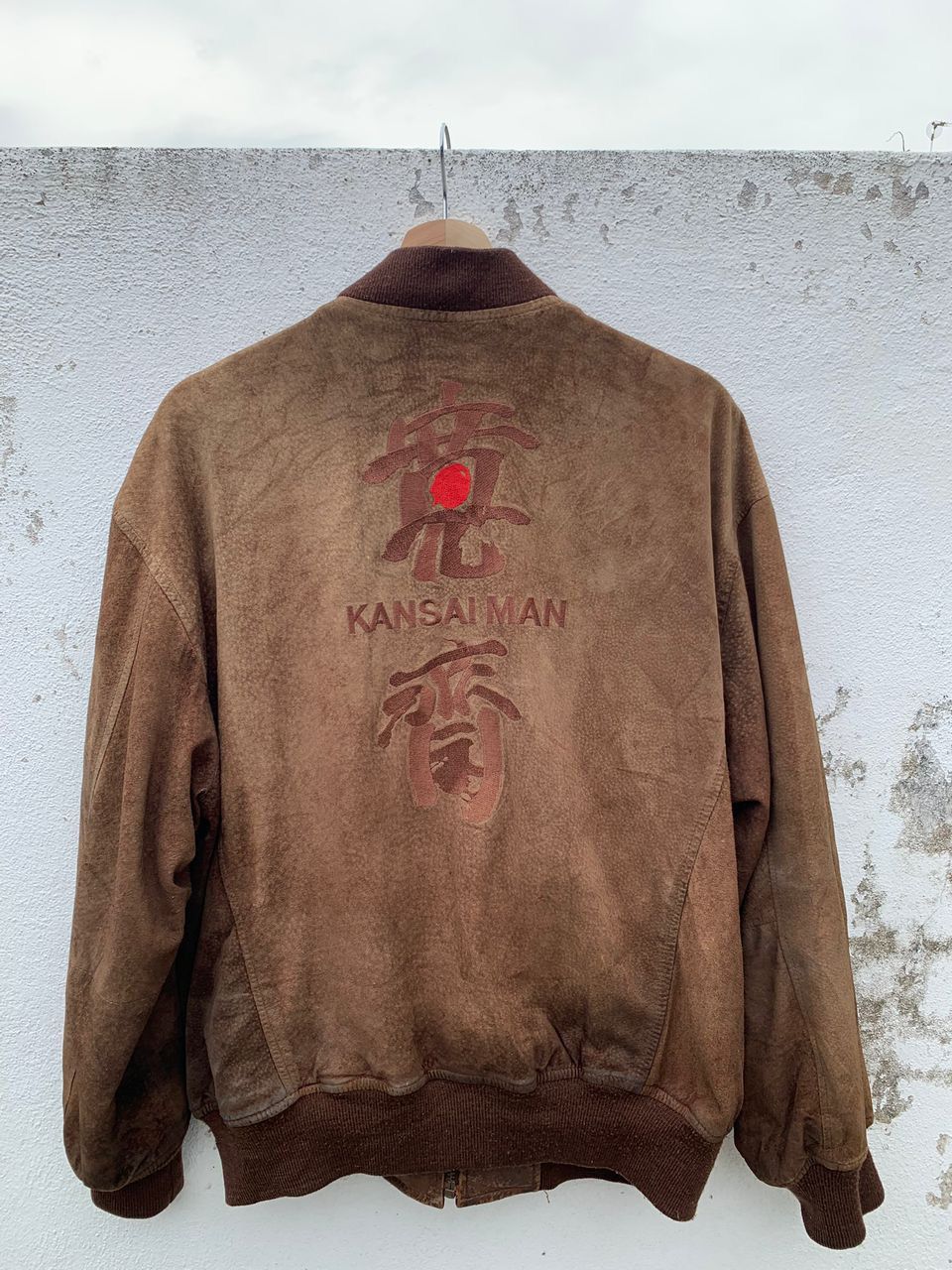 Designer Vintage 90’s Kansai Yamamoto Art Leather Jacket Size US L / EU 52-54 / 3 - 1 Thumbnail
