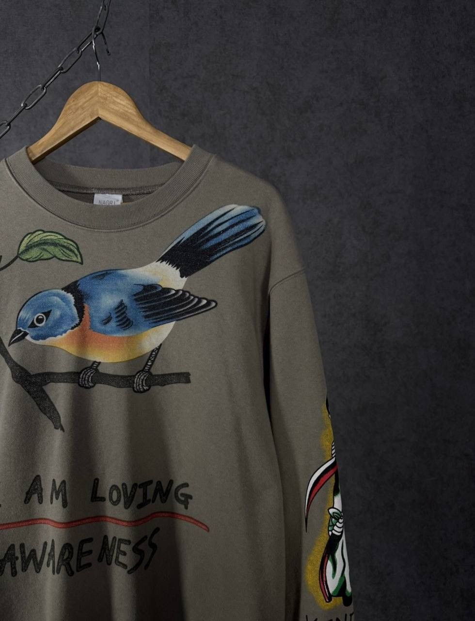 Other Nagri art crazy sweatshirt Size US L / EU 52-54 / 3 - 3 Thumbnail
