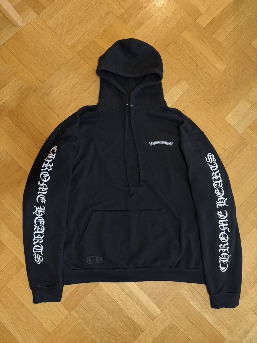 Chrome Hearts Chrome Hearts ”Script” Hoodie XXL Size US XXL / EU 58 / 5 - 1 Thumbnail