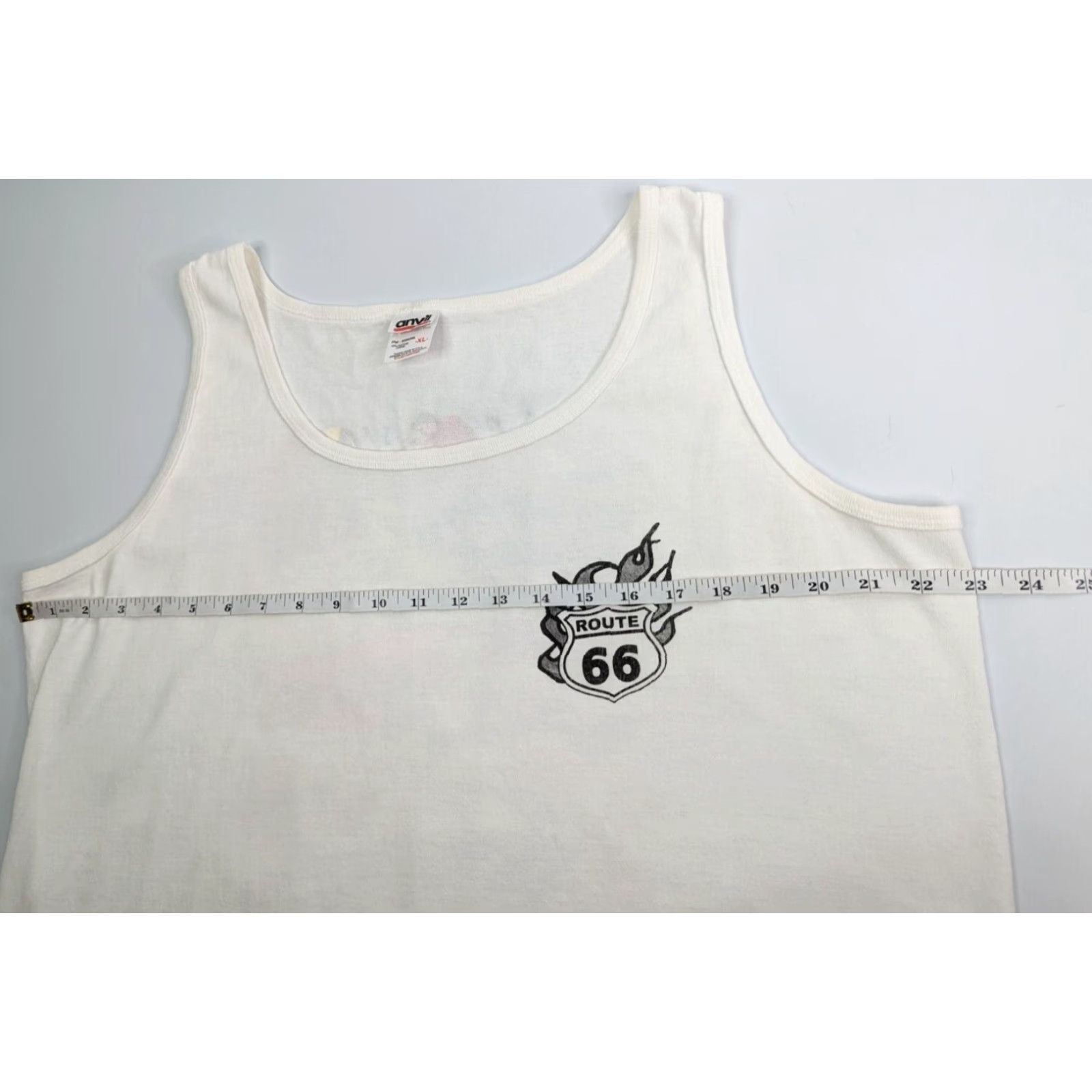 Anvil VINTAGE Route 66 Rewind the 50s Elvis Presley Shirt XL Anvil Cotton Brown 90s Logo T-Shirt Mens Womens Unisex Adults Size XL Size US XL / EU 56 / 4 - 7 Thumbnail
