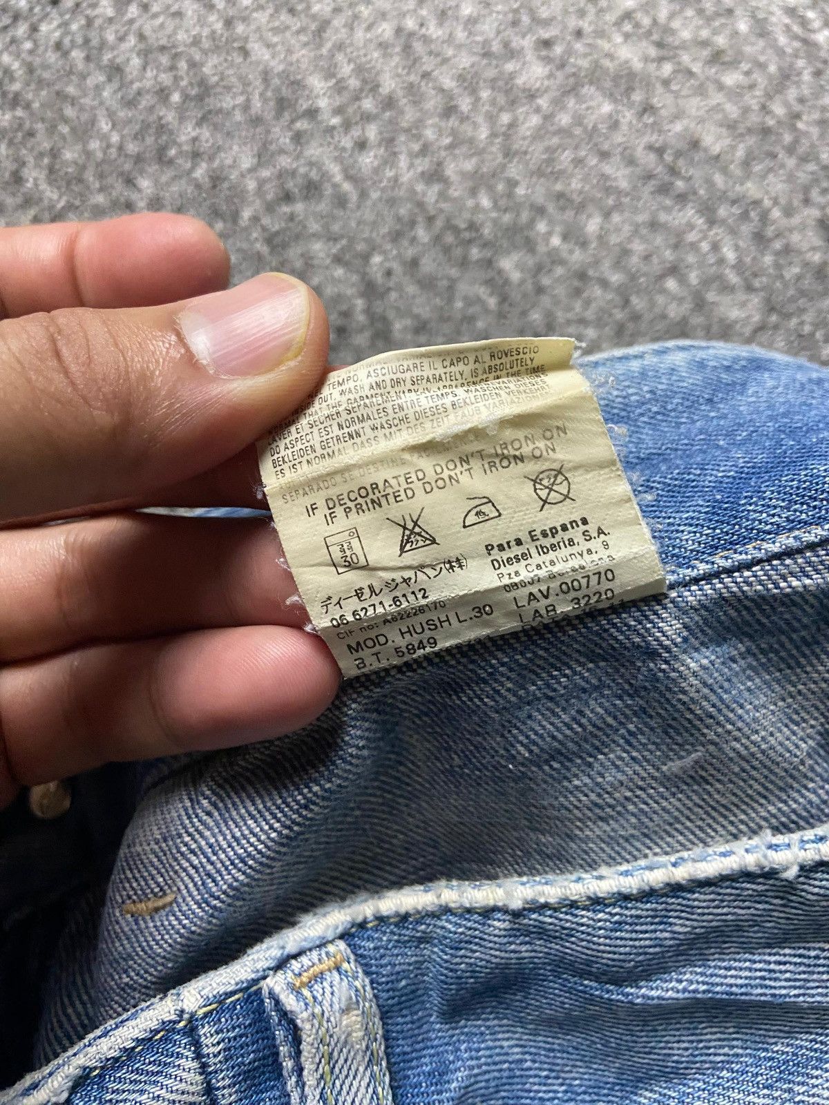Diesel Vintage Diesel Hush Flare Denim Jeans (155) Size 28" / US 6 / IT 42 - 5 Thumbnail