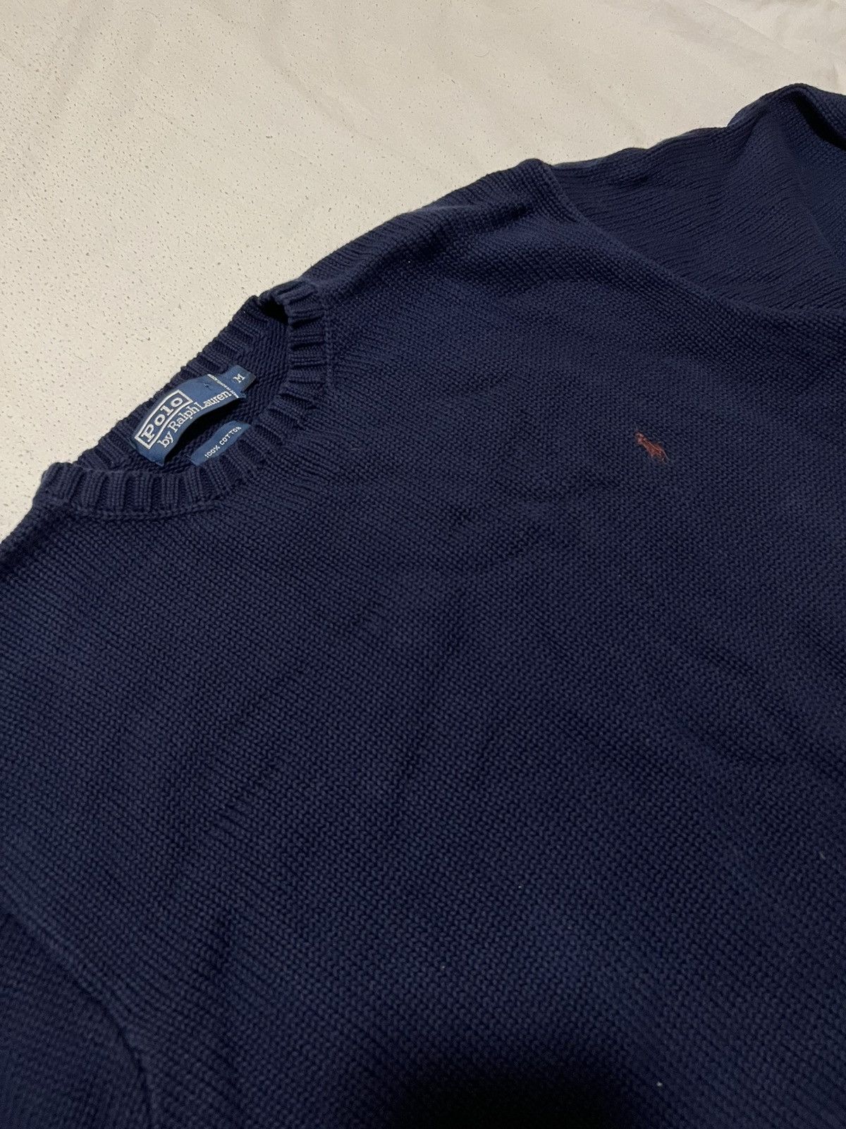 Polo Ralph Lauren Vintage Polo Ralph Lauren navy blue sweater Size US M / EU 48-50 / 2 - 3 Thumbnail