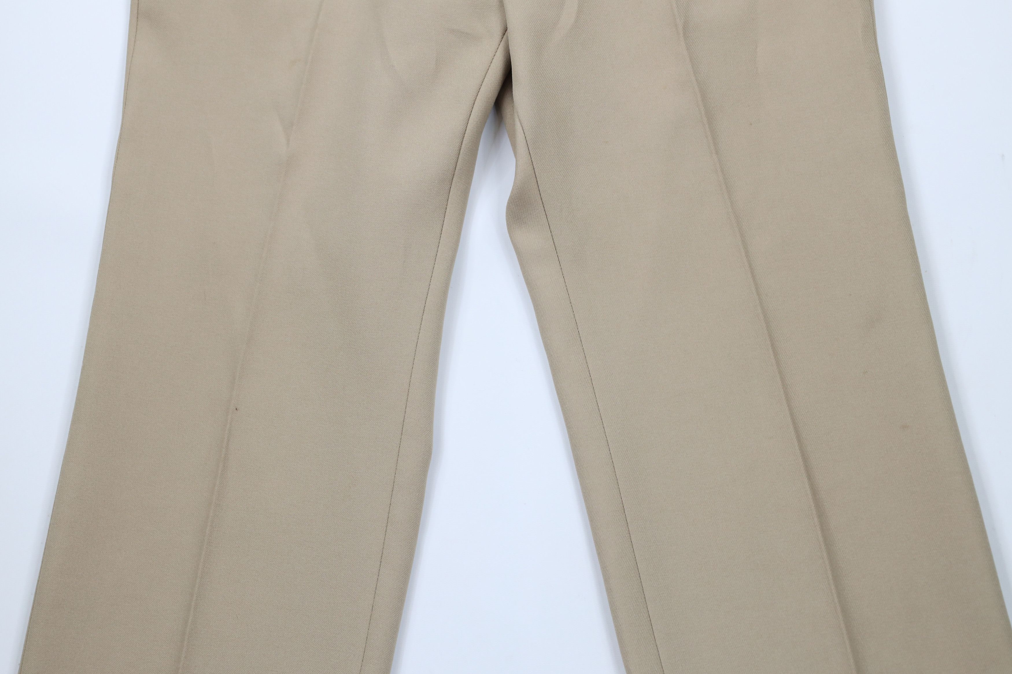 Levi's × Vintage Vintage 70s Levis Knit Wide Leg Bell Bottoms Chino Pants USA Size US 34 / EU 50 - 3 Thumbnail