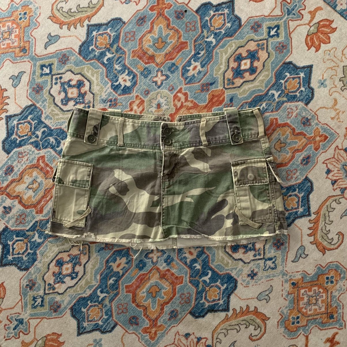 Vintage vintage abercrombie cargo mini skirt Size 27" / US 4 / IT 40 - 3 Thumbnail