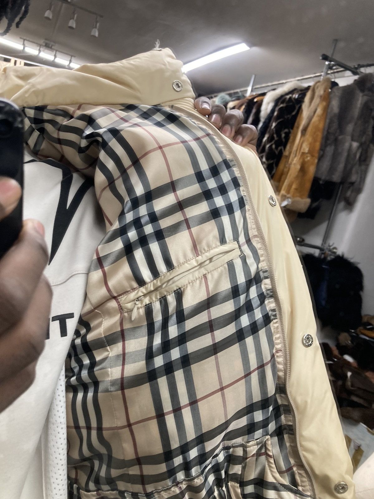 Burberry Beige long down jacket, ideal for winter - Size M Size US M / EU 48-50 / 2 - 17 Thumbnail