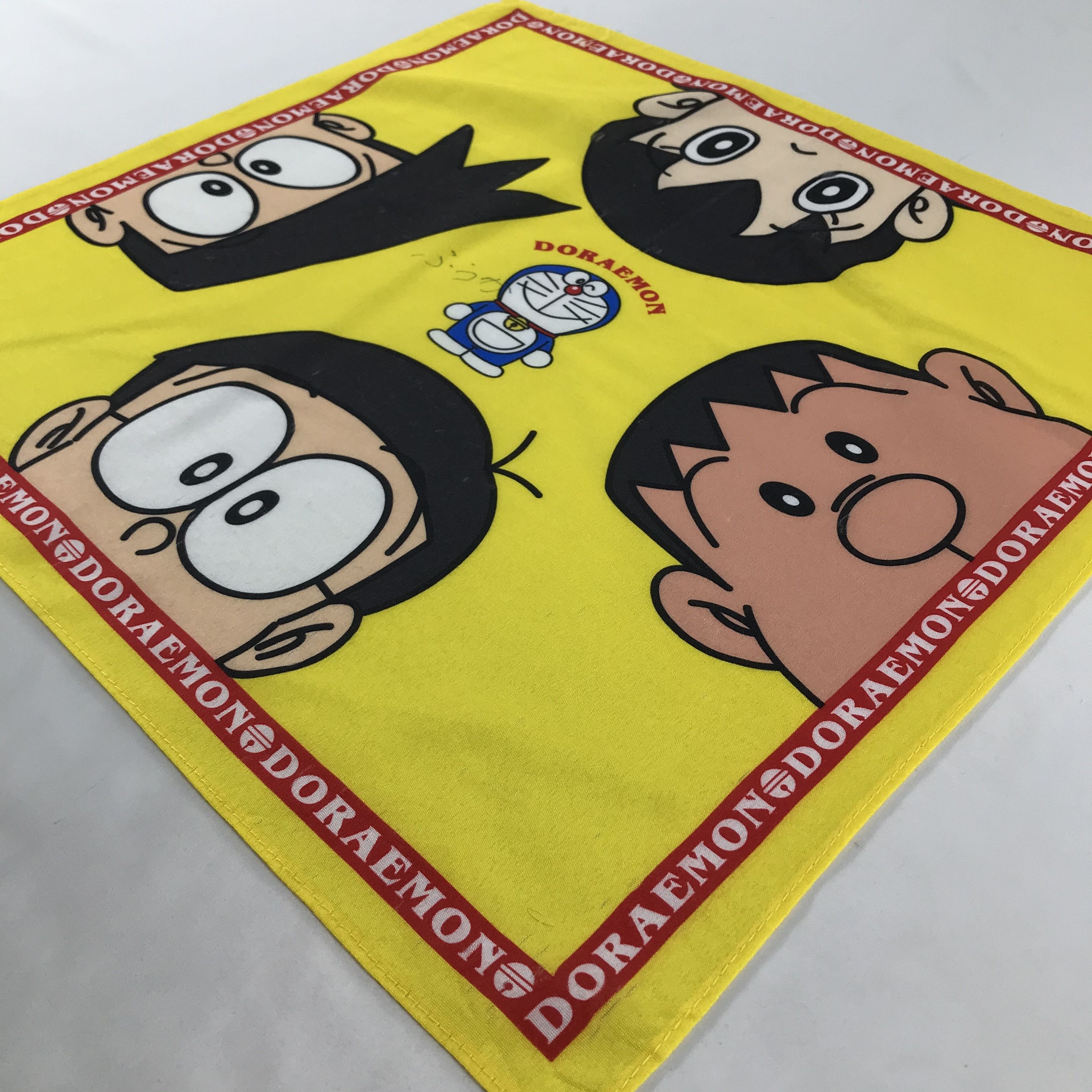 Anime × Japanese Brand × Vintage Doraemon Bandana / Handkerchief / Neckerchief -S1805 Size ONE SIZE - 2 Thumbnail