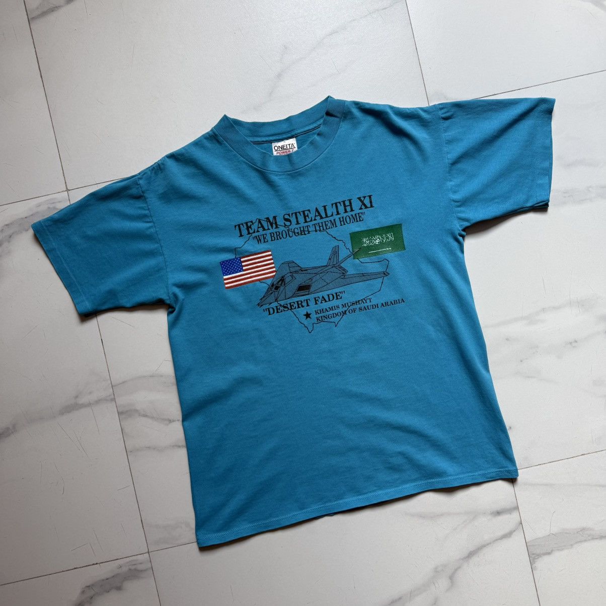 Vintage Vintage 90s Desert Storm Propaganda T-Shirt Size US M / EU 48-50 / 2 - 3 Thumbnail
