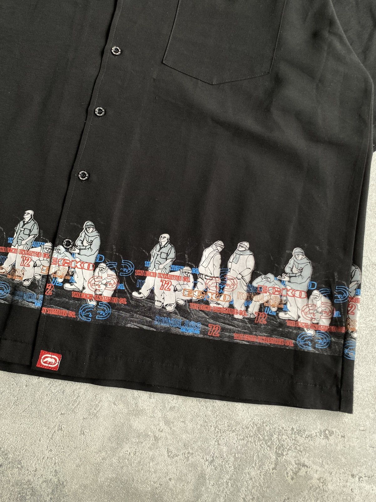 Vintage Vintage Marc Ecko Shirt Size US XL / EU 56 / 4 - 4 Thumbnail