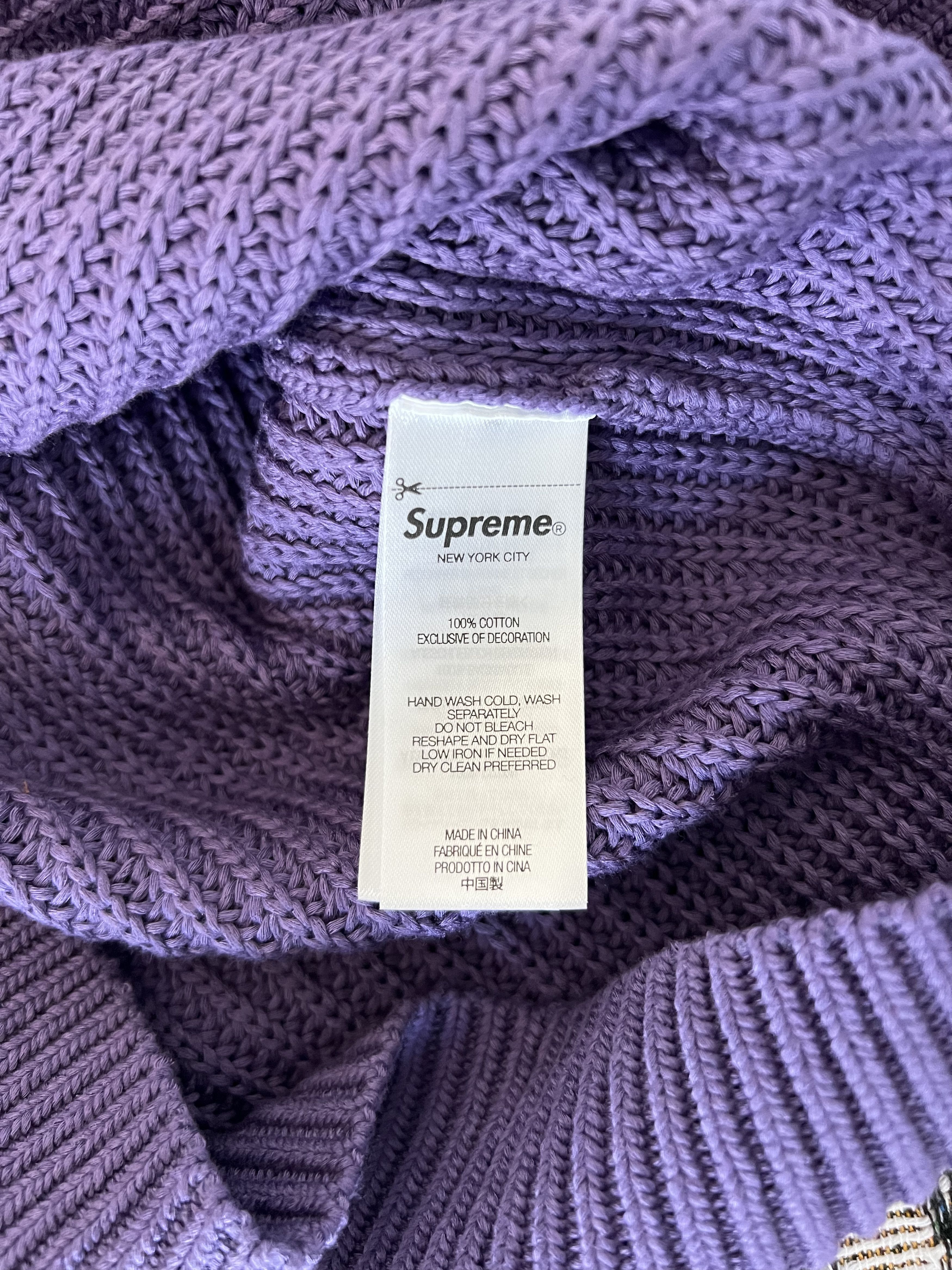 Old English Printed Sweater Lサイズ Old English Printed Sweater | Supreme 25ss