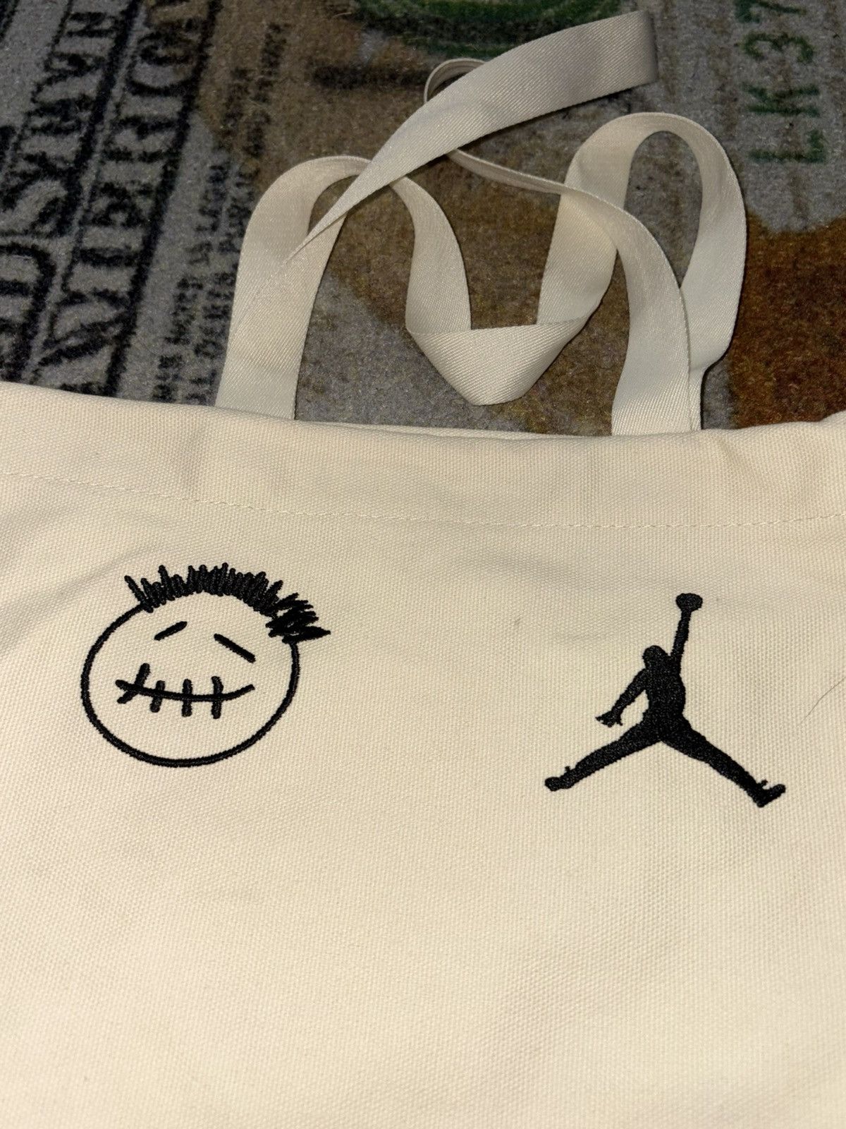 Jordan Brand × Nike × Travis Scott Travis Scott Cactus Jack Jordan Tote Bag Size ONE SIZE - 2 Thumbnail